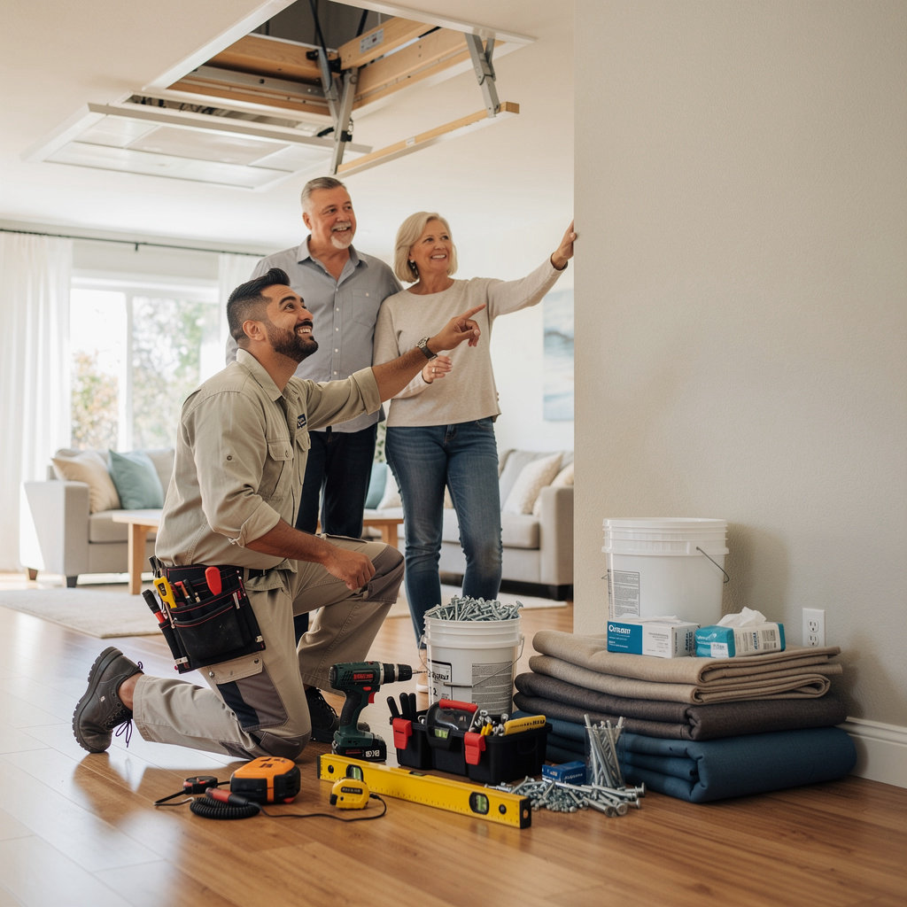 Fix It Up Handyman expert inspecting a property in Hawthorne, CA, showcasing hands-on property investment experience